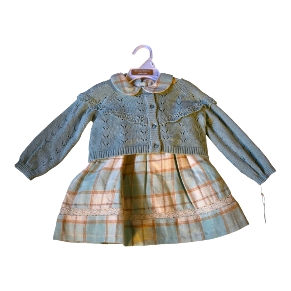 Tommy Bahama infant dress and cardigan set size 9 months new with tags